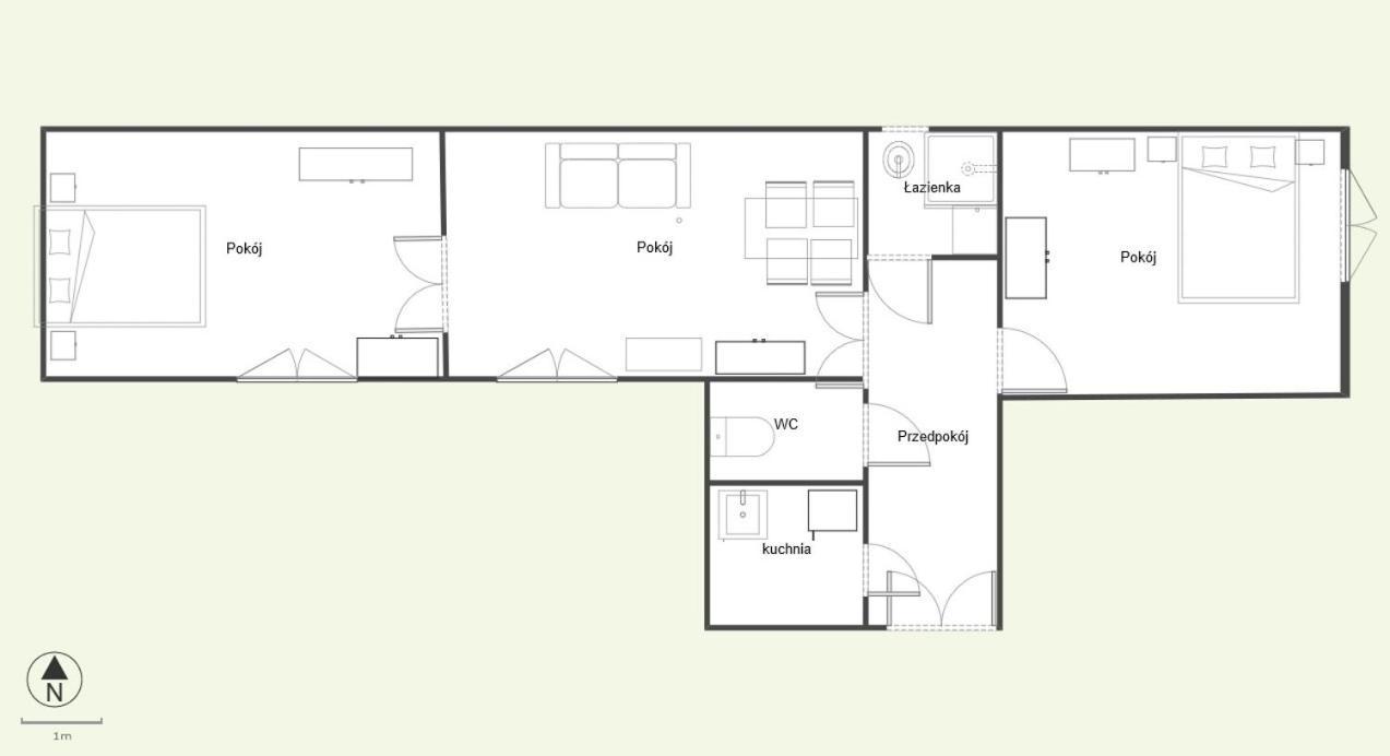 Apartament M15 Appartamento Cracovia Esterno foto